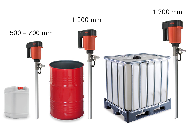 Kit de pompe de transvasement électrique pour huiles minérales