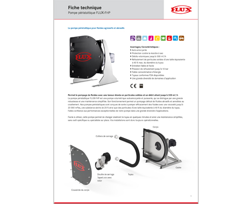 Pompe péristaltique FLUX-FHP